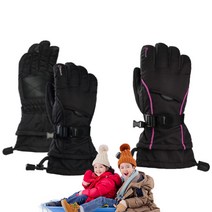 티롤리아 손등 주머니 포켓 속 건성 방수 주니어 아동 스키장갑 보드장갑 겨울 초등학생 키즈 방한장갑