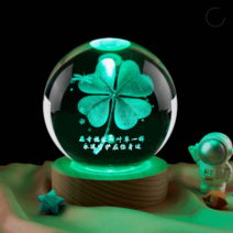 유리공예 수정 구슬 공예 미니 실내 촬영소품, B