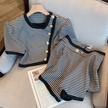 명품 수입 의류 st 투피스 세트 코디 여성 반팔 여름 커스텀 YLSZ 탄생! 파브르시 ~