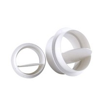 드래프트 차단기 덕트 커넥터 댐퍼 환기 체크 밸브 draugh back shutter for inline ducting Kitchen 환기 그릴, 150mm 직경