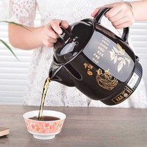 한약 탕약기 자동 한약 냄비 가정용 항아리 건강관리, 3L(백자논스틱)자동음