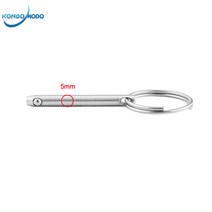 보트 액세서리 5mm 해양 등급 퀵 릴리스 볼 핀 316 스테인레스 스틸 Bimini 탑 데크 힌지 하드웨어, [01] 28mm
