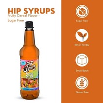 미국직구 (무설탕) 750ml 힙 시럽 (과일 시리얼), 수량, 상세참조