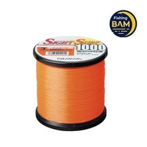 다이와 사이트 서프2 핫 오렌지 1000M 바다원줄 한국다이와정품, 6호