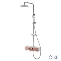 SOCEAN 폭포수 샤워기 샴푸 비누 거치대 욕실 수전 로즈골드 화장실 수도꼭지 인테리어 수전 세면대 세면기 샤워기 교체 욕실공사 수도 교체 샤워헤드 해바라기 샤워기 선반형 수전