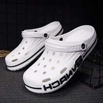 빅 사이즈 신상품 남성 샌들 슬리퍼 비치 아웃도어 캐주얼 신발 경량 소프트 솔 나, WHITE+39