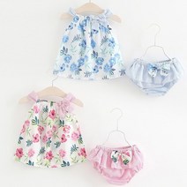 플로랄리본 민나시원피스 2종세트(0-2세)300083