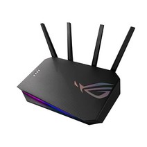 에이수스 ASUS 에이수스 아수스 로그 스트릭스 AX5400 WiFi 와이파이 6 게이밍 라우터 전용 게이밍 포트인스턴트 가드적응형 QoS포트 포워딩아우라 RGBAi메시 호환, AX5400 ROG Strix_Router