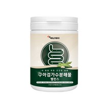 구아검 가수분해물 120g 프리바이오틱스 식이섬유 분말 장내 유익균 장건강 유산균 구아검 가수분해물가루 구아콩 유산균먹이 분말 가루 파우더, 120g x 1통