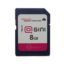 웅진홀딩스WG-M09 전용 메모리카드 8GB 지니 네비 SD, 16GB