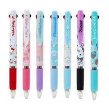 산리오 제트스트림 3색 볼펜 시나모롤 마이멜로디 키티 쿠로미 포차코 일본 jetstream sanrio