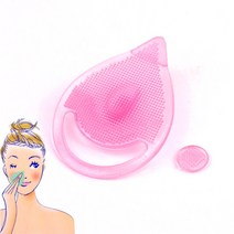 실리콘 휴대용 턱피지제거기 얼굴클렌징패드 인중피지