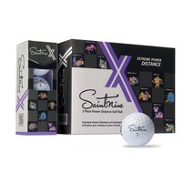 세인트나인 프리미엄 Q/X 골프볼[3피스/12알], X-화이트(12알), 1세트, 12개