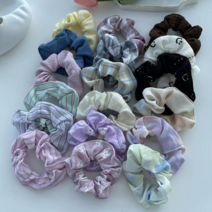 워더미 데일리 18pcs 헤어슈슈 곱창밴드 세트 머리끈 Z109