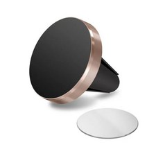 송풍구 무선 충전 차량용 핸드폰 거치대 미니 자기 전화 홀더 Redmi 참고 8 화웨이 GPS 공기 환기 자석 스탠드 아이폰 11 12, Rose Gold, Rose Gold