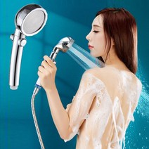 3단 수압상승 샤워기헤드 온오프/샤워헤드 절수 욕실, 3단 수압상승 샤워기헤드 온오프