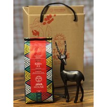 자바 하우스 케냐 AA 원두커피 선물세트, 375g, 홀빈1봉지+수동그라인더세트