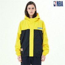 셀러허브 1 NBA SH01 유니 후드 배색 점퍼(옐로우) N211JP041P