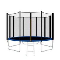 트램폴린 교체 두꺼운 방수 덮개 둥근 봄 Trampoline 패드 충격 흡수 PC 물자, 04 1.4m in diameter