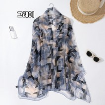 뉴욕멋쟁이 천트리스 여성 롱스카프