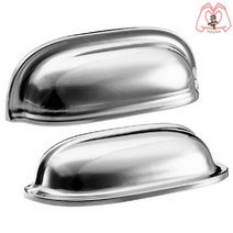 이케아 이케아 가구손잡이 에네뤼다 컵모양 2개 크롬도금 89mm 문고리 서랍 싱크대 신발장 옷장 수납장 부속