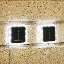 홈가든 LED 태양광 바닥등 2p 계단 벽부등, 상세페이지 참조, 상세페이지 참조