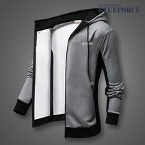 블루포스 남녀공용 퍼딕후드집업(JJHZM5) 무지 트레이닝 점퍼 커플 단체복