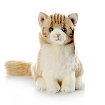 진짜같은 렉돌 고양이 인형 귀여운 소품 동물 봉제 쿠션 Ragdoll, 옐로 링스, 약 23cmcm