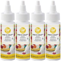 윌턴 댑 앤 홀드 식용 접착제 59ml 4팩 Wilton