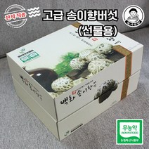 [농사임당] 친환경 무농약 상급 송이향버섯 선물용 백화 송고 송화 고송 고급 표고버섯, 1kg, 1개