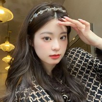 크리스탈 큐빅 헤어밴드