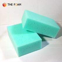 더폼 그린 세차스펀지 소프트타입 해면스펀지 대형 L_5x13x20cm