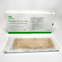 메피렉스 보더 플렉스 10x20cm 10매 Mepilex Border Flex, 1개