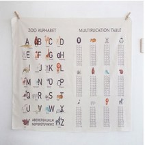 DTP 커트지원단 OX 알파벳 구구단 2색 cf, 백아이보리