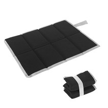 등산방석 깔개 여행 매트 방수 접이식 시트 쿠션 피크닉 비치 야외 하이킹 관광 캠핑 장비, 01 Black