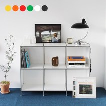 [ rico360 ] 3X2 리코모듈 수납장, 옐로우, 책장형