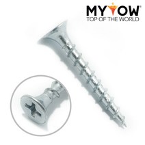 한줄나사 목공피스 한줄 나사 백색 외날피스 방부목 석고보드 목재 체결-72394EA, 8X25