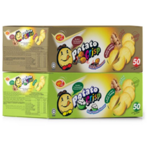 포테이토 크리스프 스낵 바베큐맛 20g x 50p + 사워크림맛 20g x 50p, 15세트