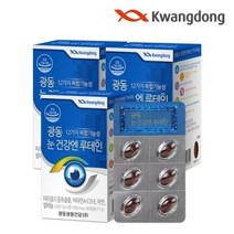 광동생활건강 눈 건강엔 루테인 3박스(박스당 500mg x 30캡슐), 단품