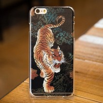 기타 바보사랑[프디케]아이폰5 5S SE 코리아타이거 실리콘 젤리 폰케이스