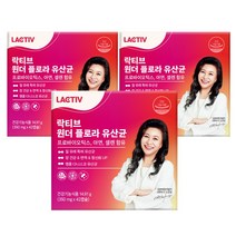 락티브 원더 플로라 유산균 14.91g, 3개