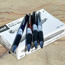 키밍 / 유니 제트스트림 0.7mm 고급 3색볼펜/멀티펜 1타 10, 블랙