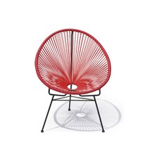 아카풀코 테라스 디자인 체어 베란다 인테리어 해변, 빅 레드(조개)