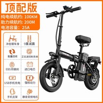 전기 자전거 전동 주행 접이식 출퇴근 배달, 0아, 최고급버전4