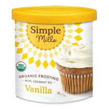 SIMPLE MILLS 유기농 코코넛오일 함유 프로스팅 바닐라