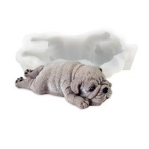 3D 강아지 생일 케이크 실리콘 몰드 베이킹 틀 무스 아이스크림 석고방향제 비누만들기 [오늘출발], 큰 강아지