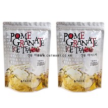 타코 석류 아이스티 파우더(리필팩) 1kg 2개묶음, 단품