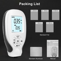 도막측정기 HW300 코팅 자동차 페인트 테스터 DFT 미터 두께 게이지, WHITE