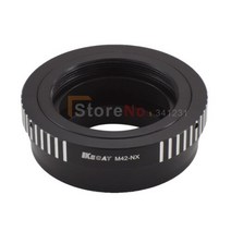 Samsung NX10 NX11 NX5 NX100 NX210 NX1000 NX300 용 M42 나사 렌즈 어댑터 M42-NX, 1개