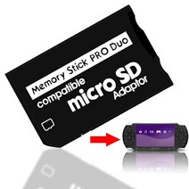 Ingelon 메모리 스틱 프로 듀오 어댑터 마이크로 SD 메모리 스틱 카드 TF MS 카드 리더기 소니 PSP 어댑터 메모리 카드